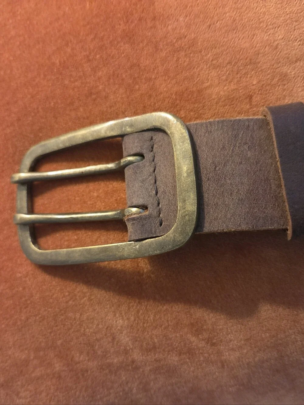 Vintage Aeropostale men’s distressed leather belt Size M/L
